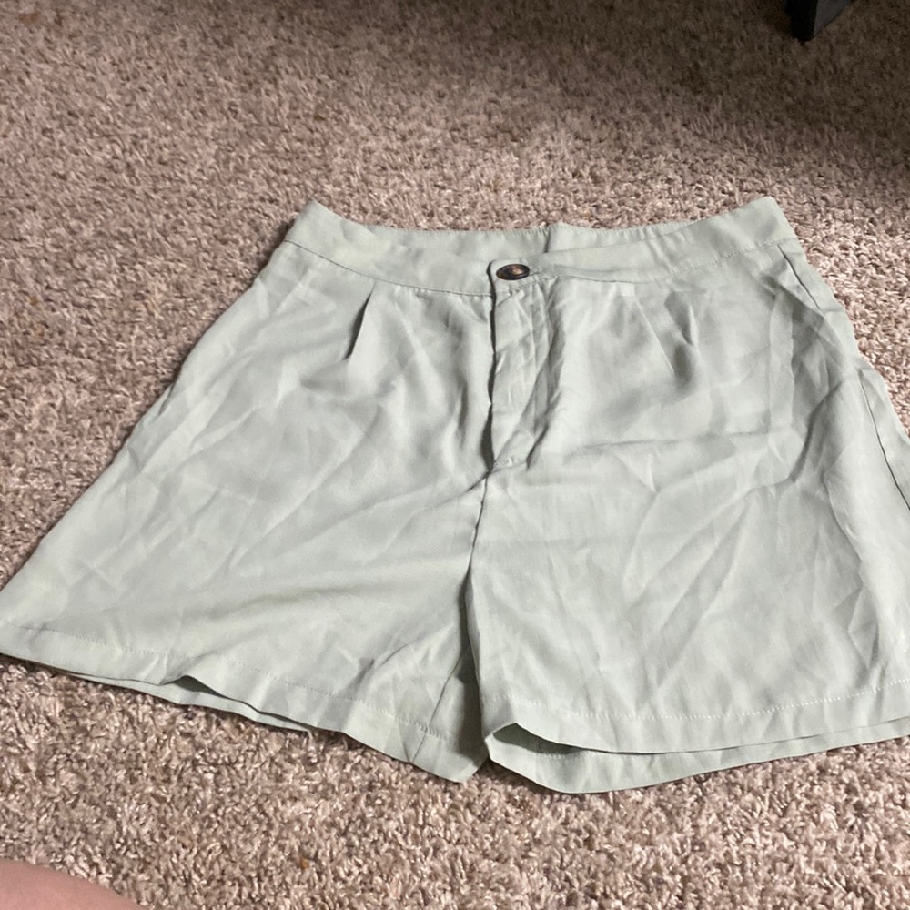 Shein pair of mint green shorts